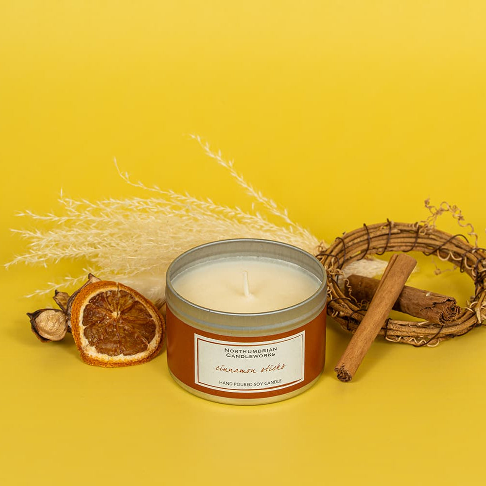 Cinnamon Sticks Candle in a Tin