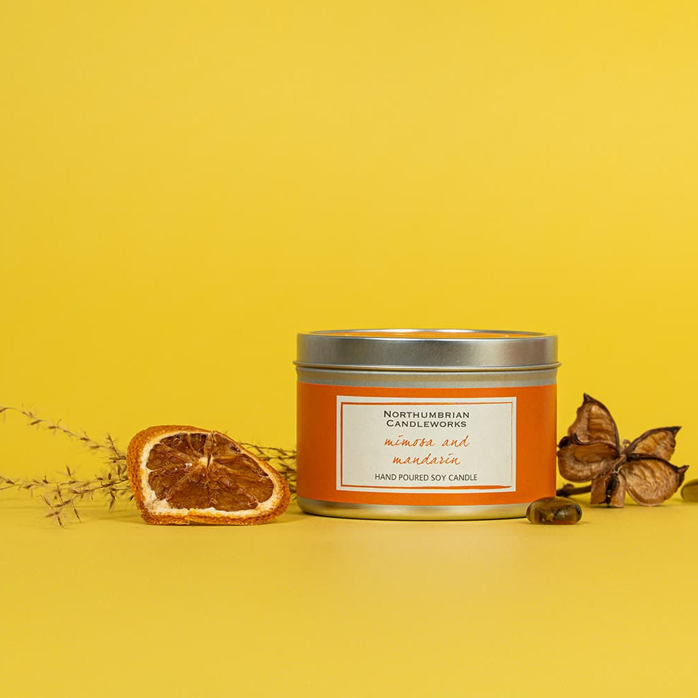 Mimosa & Mandarin Candle in a Tin