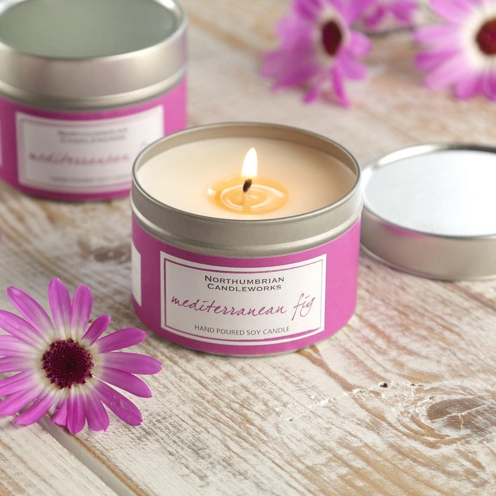 Northumbrian Candleworks - Mediterranean Fig - Candle Making Kit Tin Made