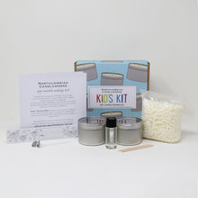Load image into Gallery viewer, Northumbrian Candleworks - Kid&#39;s Kit - Candle Making Kit Contents
