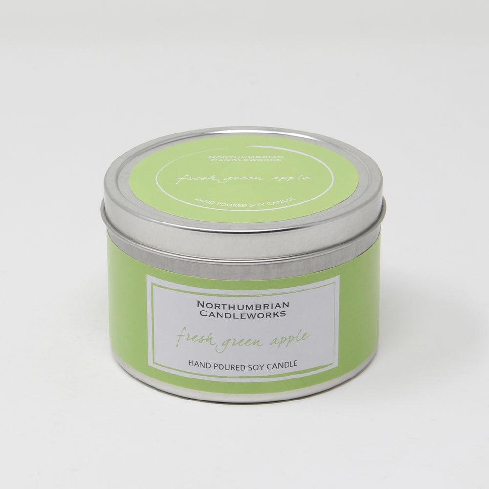 Northumbrian Candleworks - Fresh Green Apple - Candle in a Tin with Lid