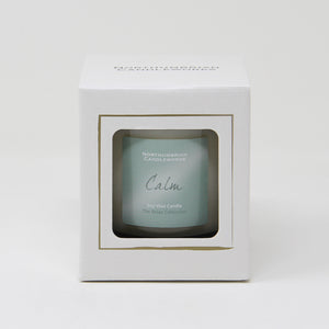 calm candle in gift box from the relax collection - honeysuckle jasmine