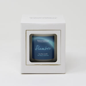 slumber candle in gift box from the sleep collection - cracked pepper and bergamot