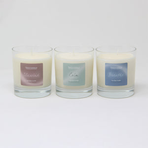 Northumbrian Candleworks - Unwind, Calm and Breathe Candle in a Glass Jar from The Relax Collection