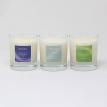 Load image into Gallery viewer, Northumbrian Candleworks - Drift, Calm and Energise Candle in a Glass Jar from The Wellbeing Collection
