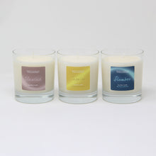 Load image into Gallery viewer, Northumbrian Candleworks - Unwind, Inspire and Slumber Candle in a Glass Jar from The Wellbeing Collection
