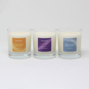 Northumbrian Candleworks - Uplift, Dream and Breathe Candle in a Glass Jar from The Wellbeing Collection