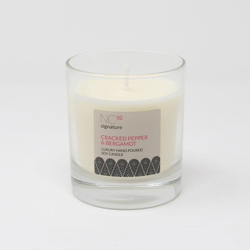 Northumbrian Candleworks - Cracked Pepper & Bergamot - Candle in a Glass Jar