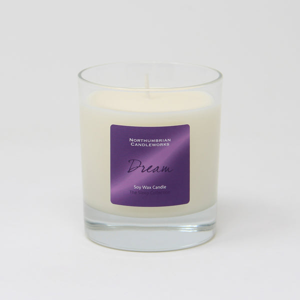 dream candle from the sleep collection - french lavender
