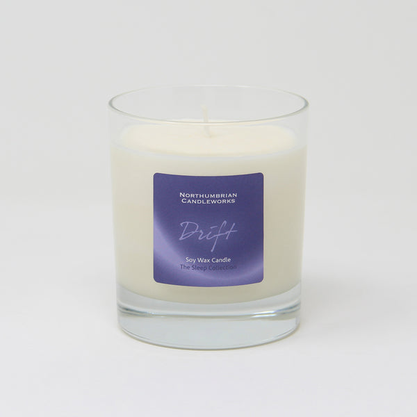 drift candle from the sleep collection - english rose
