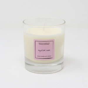 Northumbrian Candleworks - English Rose - Candle in a Glass Jar