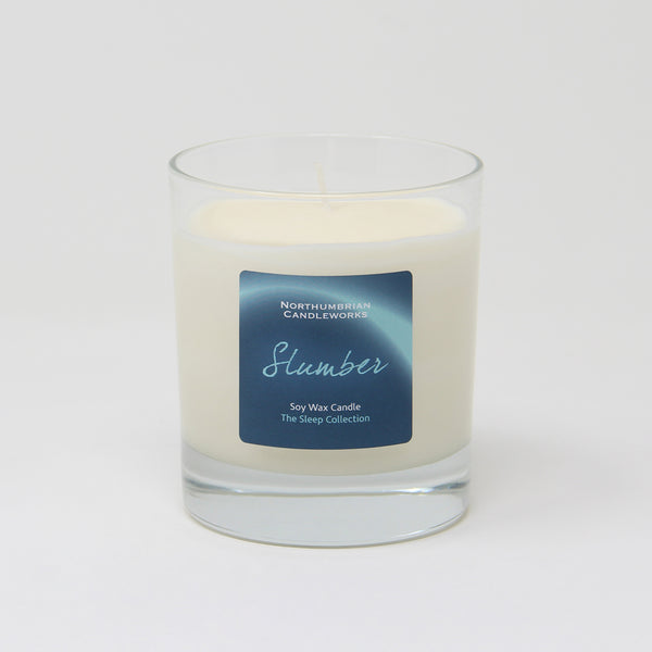 slumber candle from the sleep collection - cracked pepper and bergamot
