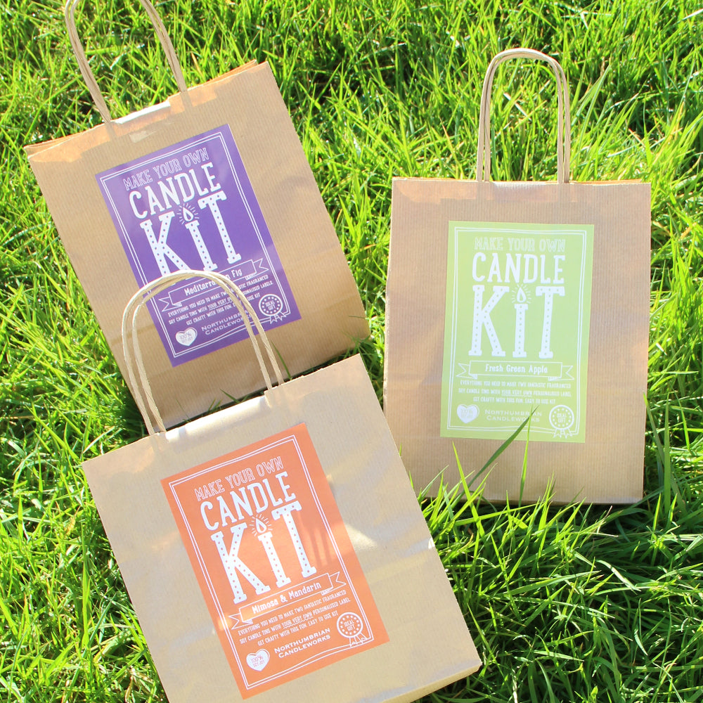 Northumbrian Candleworks - Mimosa & Mandarin - Candle Making Kits