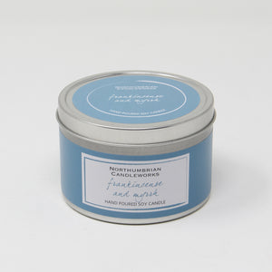 Northumbrian Candleworks - Frankincense & Myrrh - Candle in a Tin with Lid