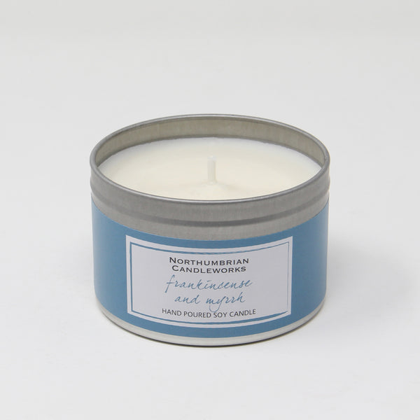 Northumbrian Candleworks - Frankincense & Myrrh - Candle in a Tin