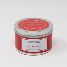 Load image into Gallery viewer, Northumbrian Candleworks - Seasonal Spice - Candle in a Tin with Lid
