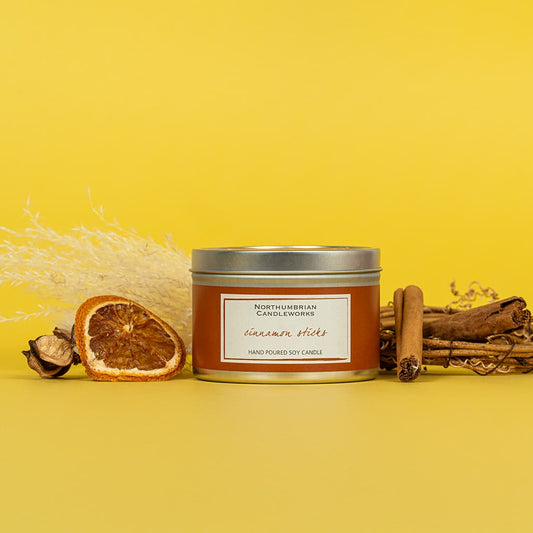 Cinnamon Sticks Candle in a Tin