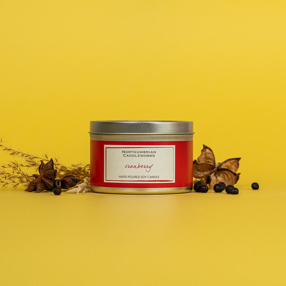 Cranberry Candle in a Tin