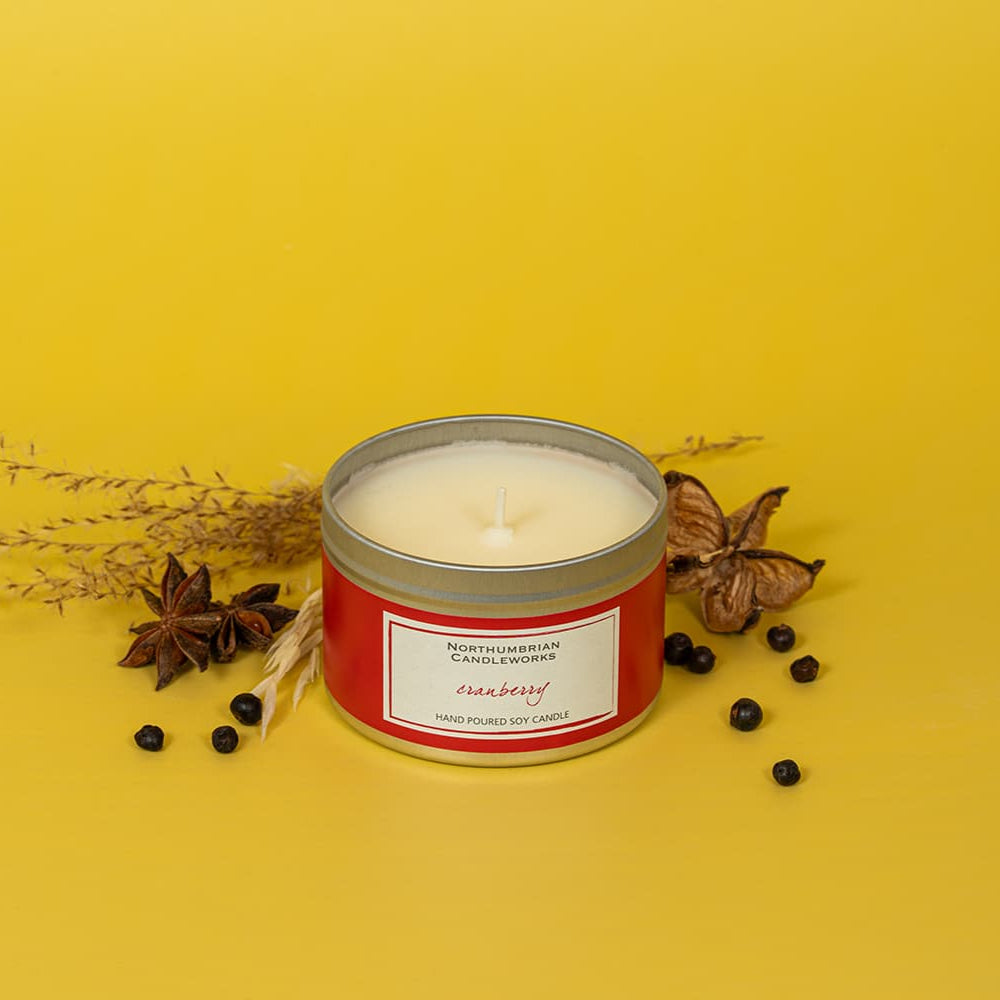Cranberry Candle in a Tin