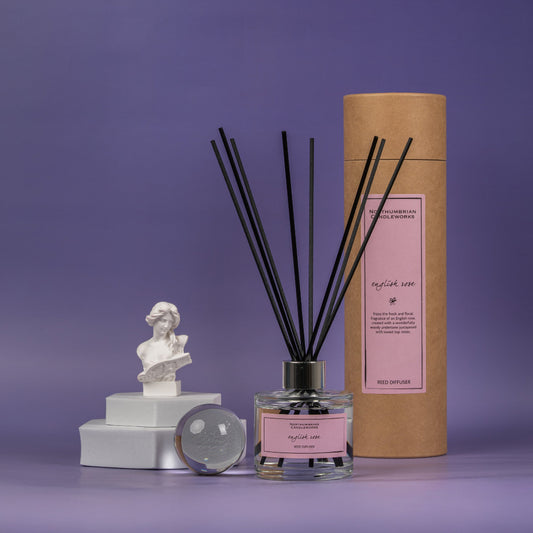 Northumbrian Candleworks - English Rose - Reed Diffuser with Tube