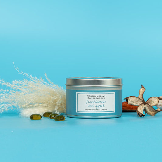 Frankincense & Myrrh Candle in a Tin
