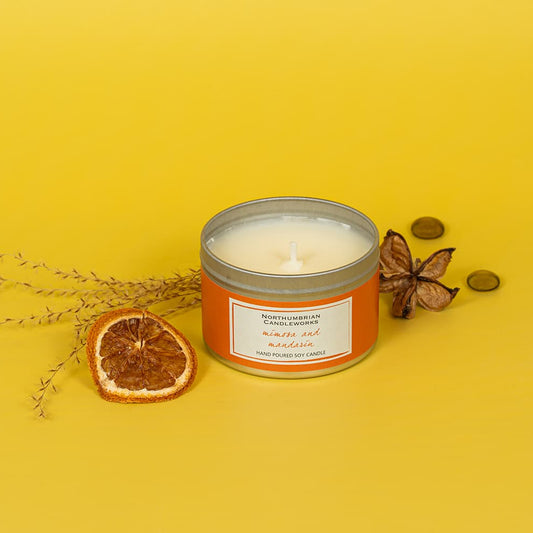 Mimosa & Mandarin Candle in a Tin