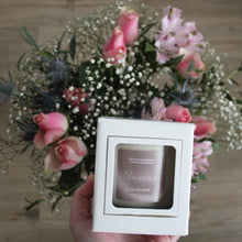 Load image into Gallery viewer, unwind candle from the relax collection - gift with flowers
