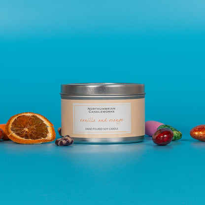 Vanilla & Orange Candle in a Tin