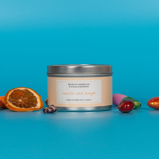 Vanilla & Orange Candle in a Tin
