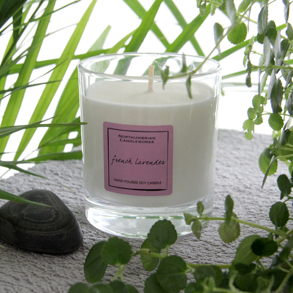 French Lavender Candle in a Glass Jar