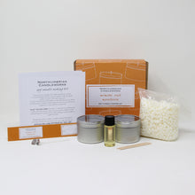 Load image into Gallery viewer, Northumbrian Candleworks - Mimosa and Mandarin - Candle Making Kit Contents

