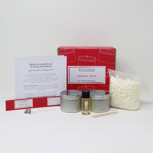 Northumbrian Candleworks - Seasonal Spice - Candle Making Kit Contents