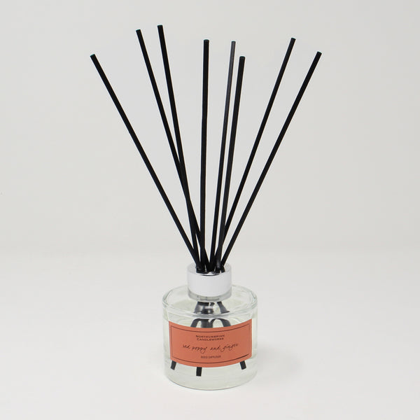 Northumbrian Candleworks - Red Poppy & Ginger - Reed Diffuser