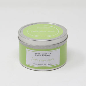 Northumbrian Candleworks - Fresh Green Apple - Candle in a Tin with Lid