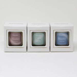 Northumbrian Candleworks - Unwind, Calm and Breathe Candle in a Glass Jar from The Relax Collection in Gift Box