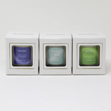 Load image into Gallery viewer, Northumbrian Candleworks - Drift, Calm and Energise Candle in a Glass Jar from The Wellbeing Collection in Gift Box
