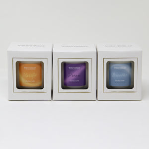 Northumbrian Candleworks - Uplift, Dream and Breathe Candle in a Glass Jar from The Wellbeing Collection in Gift Box