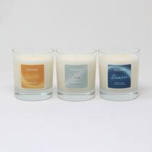 Load image into Gallery viewer, Northumbrian Candleworks - Uplift, Calm and Slumber Candle in a Glass Jar from The Wellbeing Collection
