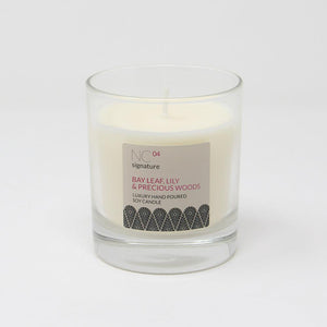 Northumbrian Candleworks - Bay Leaf Lily & Precious Woods - Candle in a Glass Jar