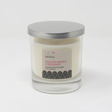 Load image into Gallery viewer, Northumbrian Candleworks - Cracked Pepper &amp; Bergamot - Candle in a Glass Jar with Lid
