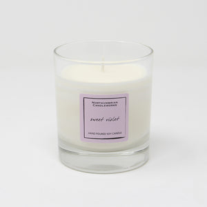 Northumbrian Candleworks - Sweet Violet - Candle in a Glass Jar