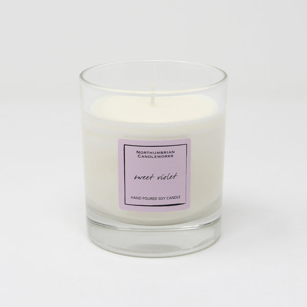 Northumbrian Candleworks - Sweet Violet - Candle in a Glass Jar