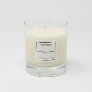 Northumbrian Candleworks - White Gardenia - Candle in a Glass Jar