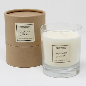 Northumbrian Candleworks - Honeysuckle Jasmine - Candle in a Glass Jar with Tube