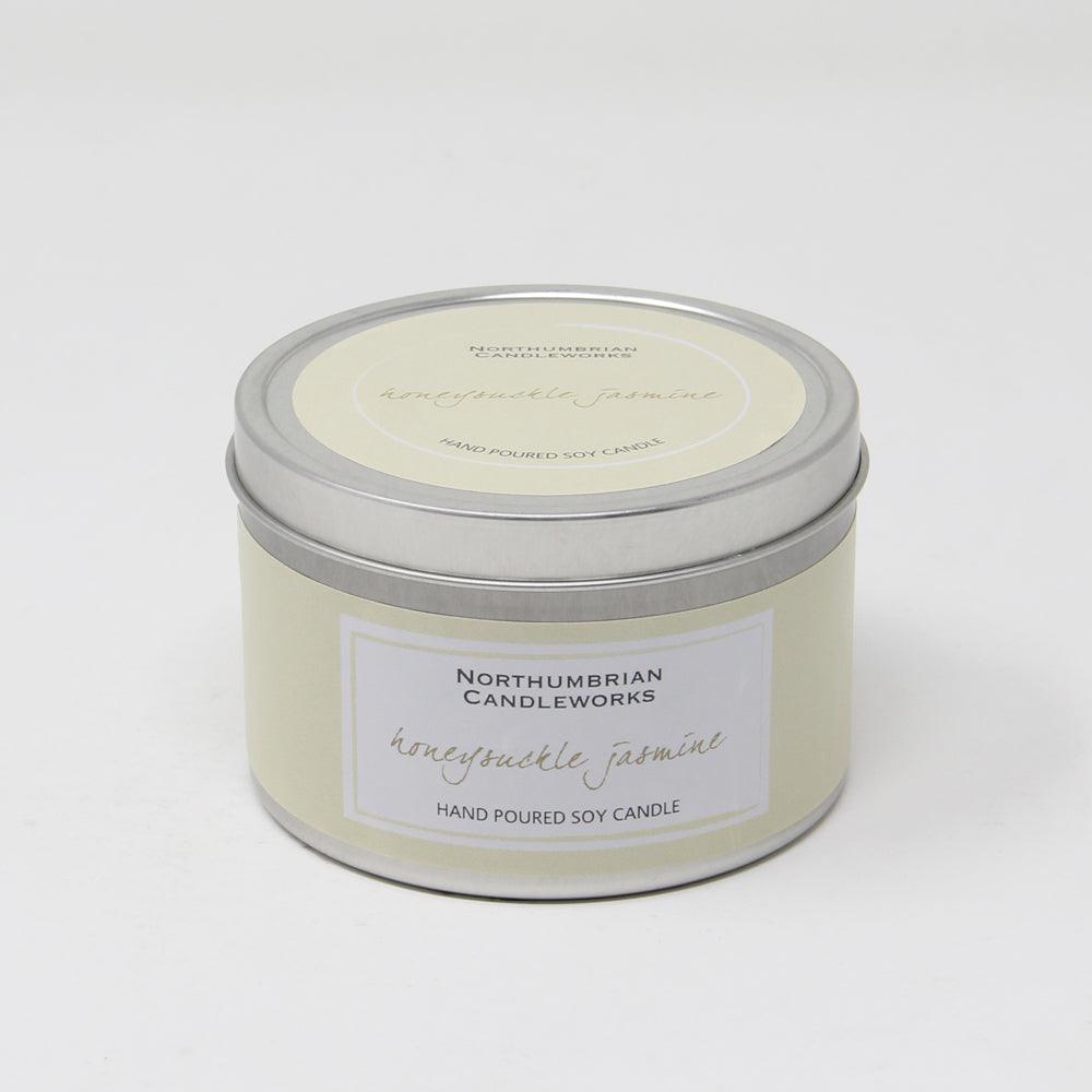 Northumbrian Candleworks - Honeysuckle Jasmine - Candle in a Tin with Lid