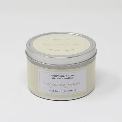 Northumbrian Candleworks - Honeysuckle Jasmine - Candle in a Tin with Lid
