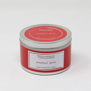 Northumbrian Candleworks - Seasonal Spice - Candle in a Tin with Lid