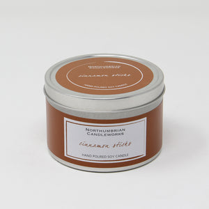 Northumbrian Candleworks - Cinnamon Sticks - Candle in a Tin with Lid