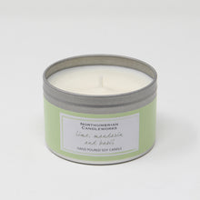 Load image into Gallery viewer, Northumbrian Candleworks - Lime Mandarin &amp; Basil - Candle in a Tin
