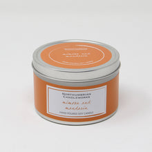 Load image into Gallery viewer, Northumbrian Candleworks - Mimosa &amp; Mandarin - Candle in a Tin with Lid
